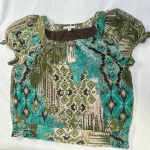 Dress barn short sleeve blouse
